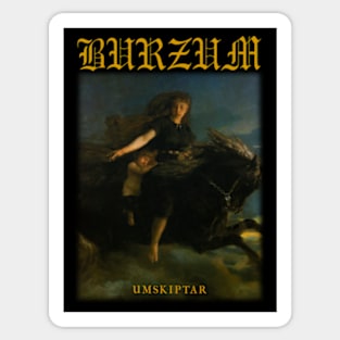 Burzum Umskiptar | Black Metal Sticker